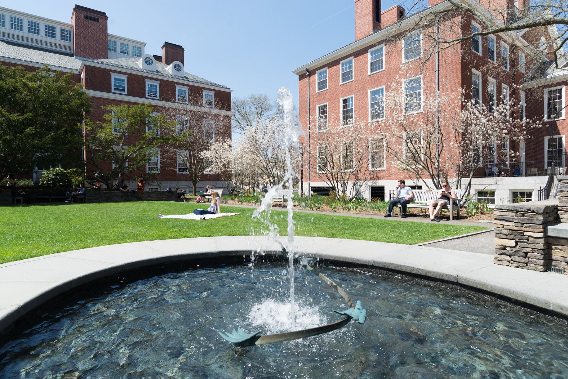 Harvard Radcliffe Institute Fountain